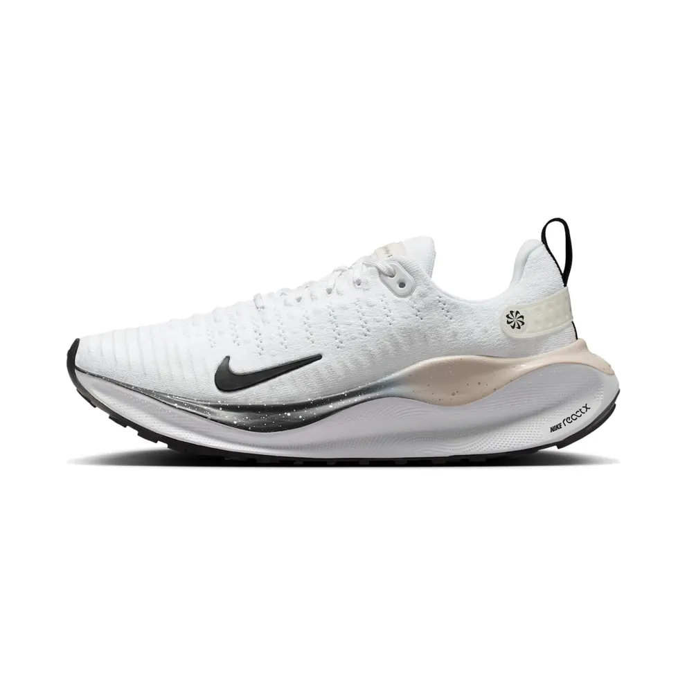 Nike React Infinity Run 4 White Platinum Tint Light Smoke Grey Black (HQ3507-100)