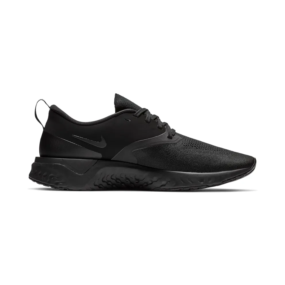 Nike Odyssey React 2 Flyknit Triple Black Black/Black-White (AH1015-003)