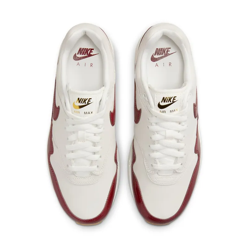 Nike Air Max 1 LX Sail/Sail/Gum Light Brown/Team Red (FJ3169-100)