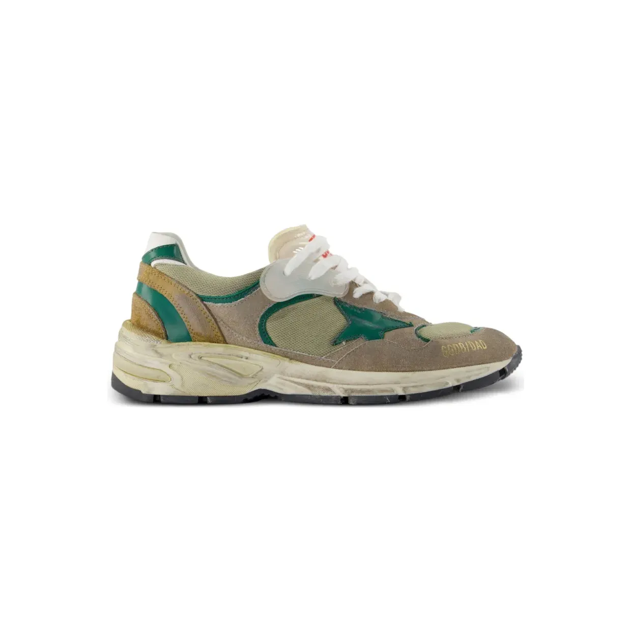 Golden Goose Running Dad New Wildleder-Sneakers – Nude (GMF00884F006460)