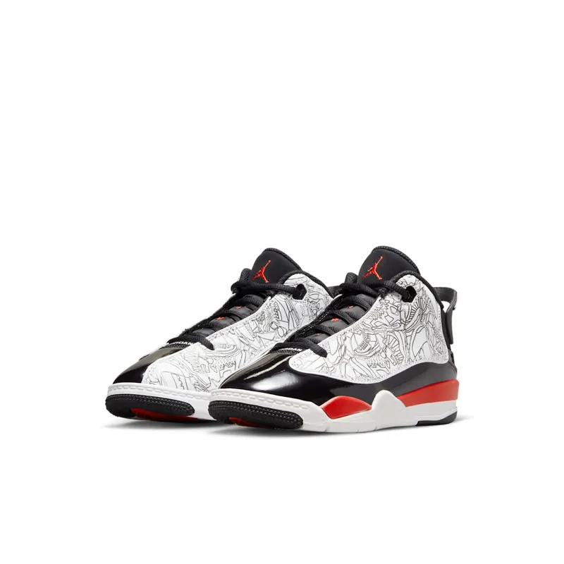 Jordan Dub Zero White Black Fire Red (DV1359-162)