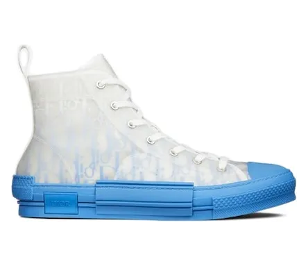 Dior B23 High Top Gradient Blue
