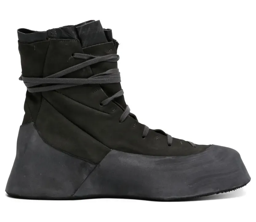 Leon Emanuel Blanck High-Top-Sneakers mit Reißverschluss “Grey” (DISTORTIONFHIGHGRY)
