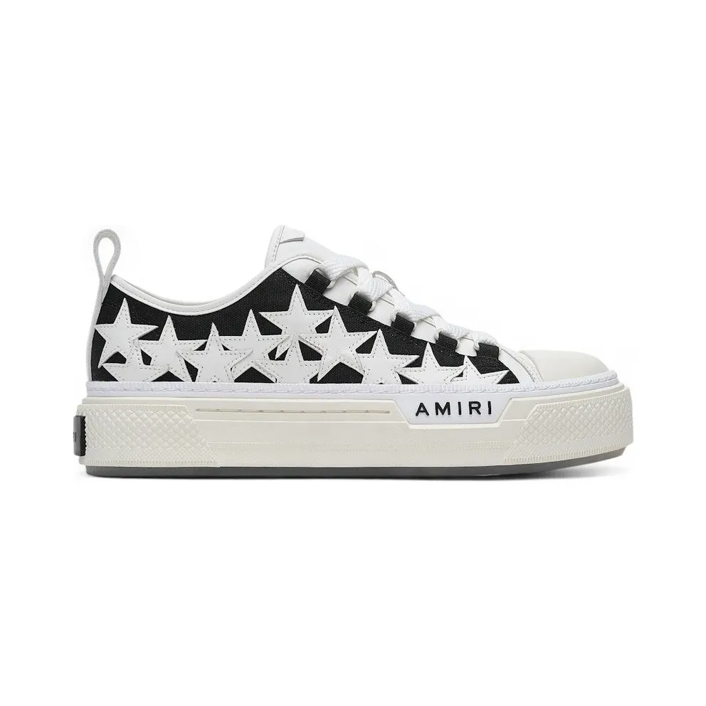 AMIRI Stars Court Low Black White (AWFOSR1118-001)