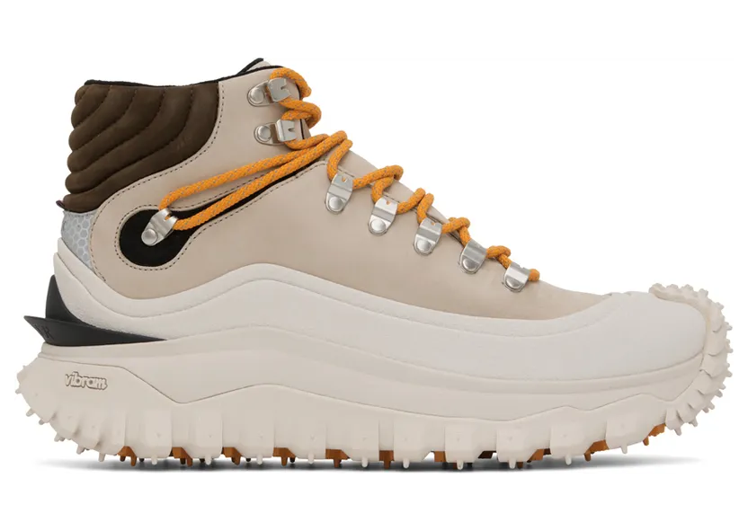 Moncler Beige Trailgrip GTX High Sneakers (H209A4M00200M2437)