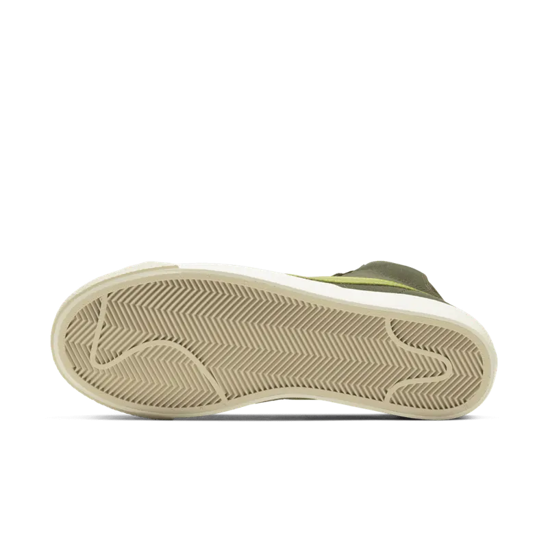Nike Blazer Mid 77 Olive Snakeskin (W) Medium Olive/Lemon Venom-Fossil (CZ0462-200)