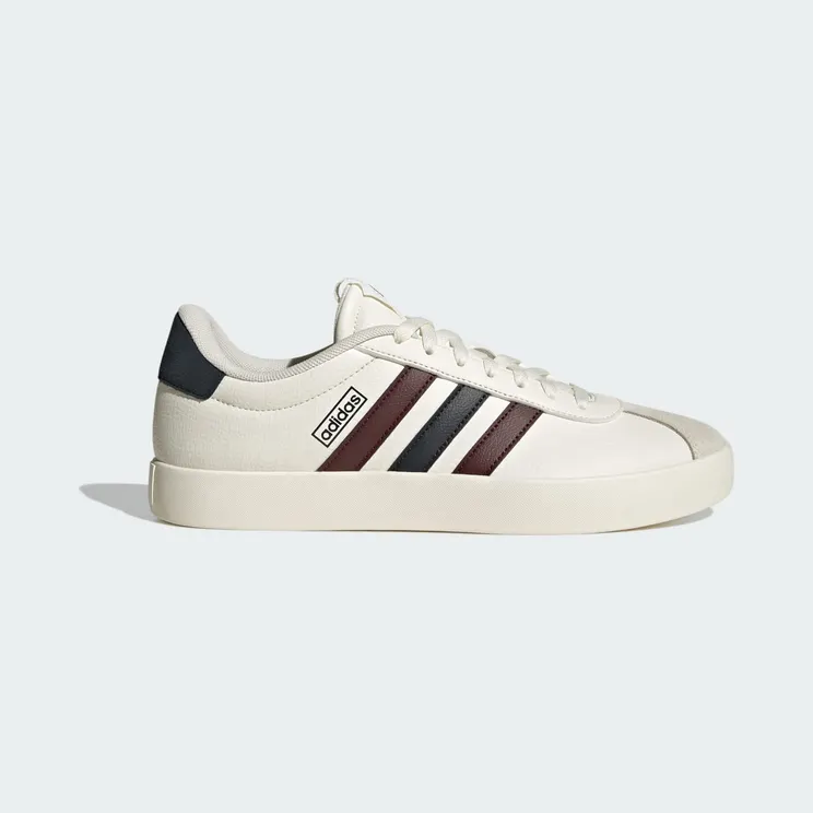 adidas VL Court 3.0 “Core White / Aurora Ruby / Aurora Ink” (JI1755)