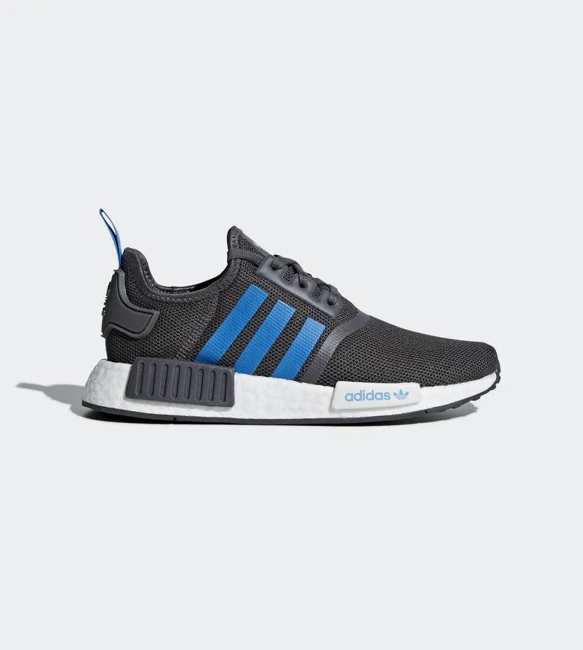 adidas NMD R1 Grey Five Bright Blue (Youth)