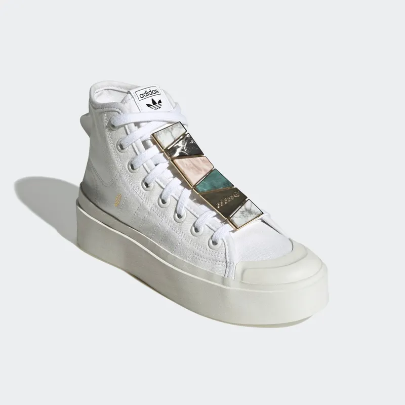 Adidas Nizza Bonega Cloud White / Cloud White / Gold Metallic (GY1553)