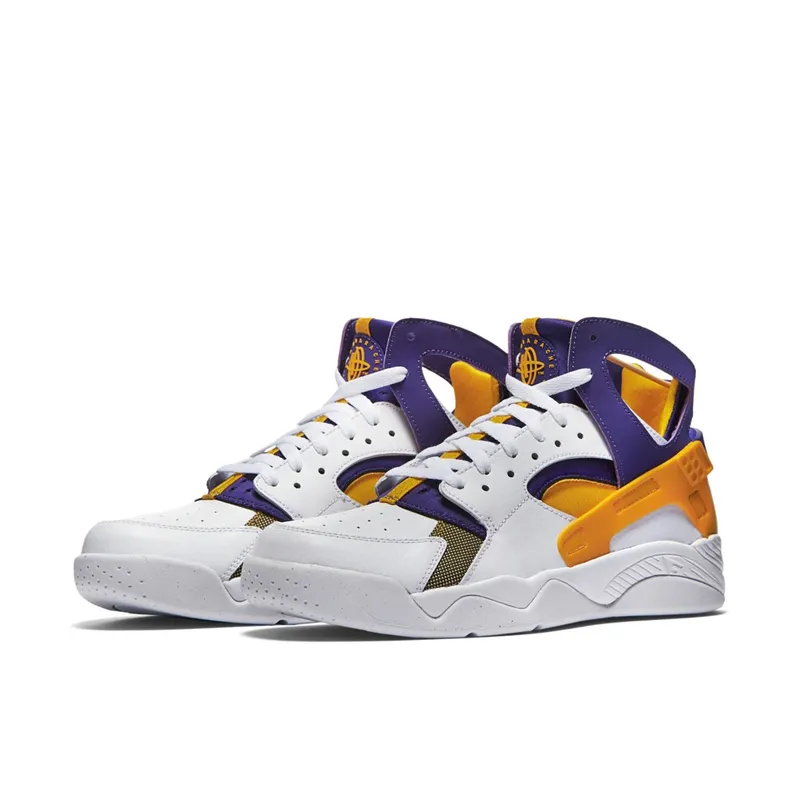 Nike Air Flight Huarache Lakers White/University Gold-Court Purple (705005-101)
