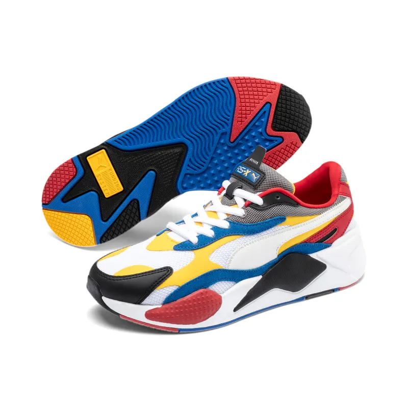 Puma RS-X3 Puzzle White Yellow Puma White/Spectra Yellow (371570-04)