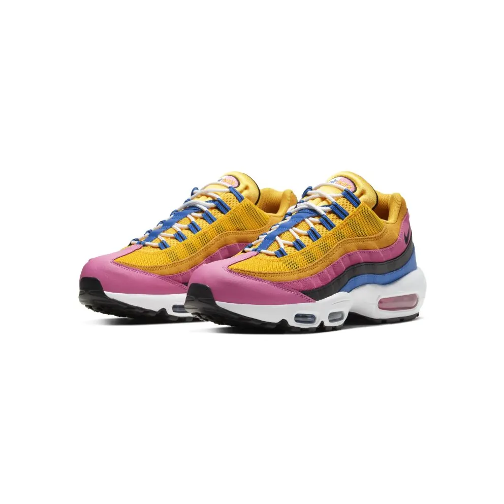 Nike Air Max 95 Multicolor Suede Yellow/Blue-Pink (CZ9170-700)