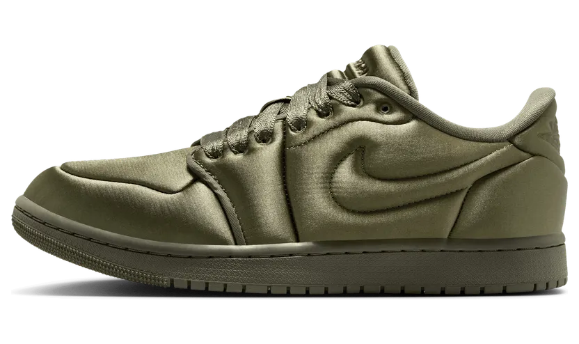 Jordan 1 Low Method of Make Satin Medium Olive (HF3969-201)
