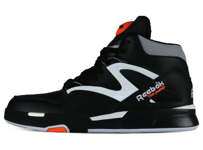 Reebok Pump Omni Zone II Shoes Black / Cloud White / Wild Orange