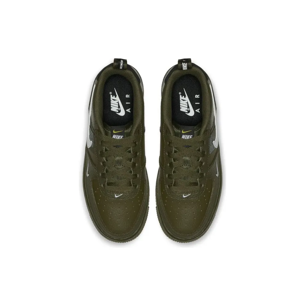 Nike Air Force 1 Low Utility Olive Canvas (GS) Olive Canvas/Black-White-Tour Yellow (AR1708-300)