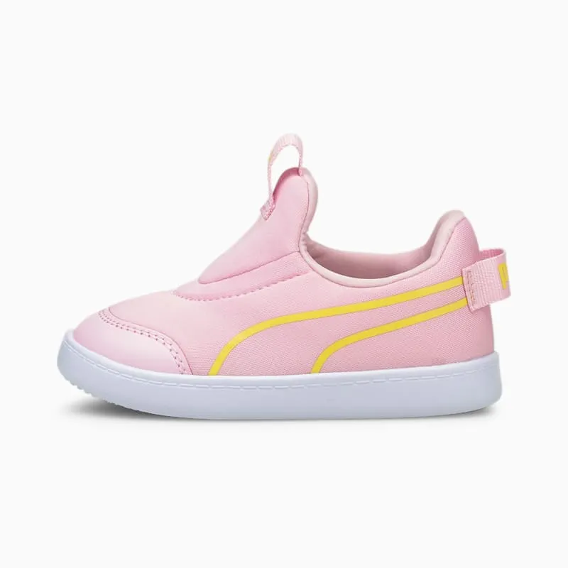 PUMA Courtflex V2 Slip-On Babies’ Pink Lady/Celandine (374859-03)
