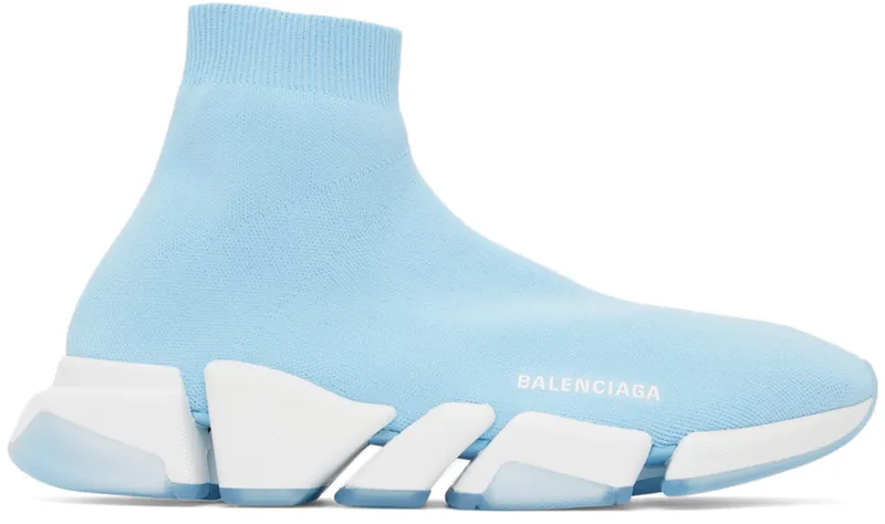 Balenciaga Blue Speed 2.0 Sneakers (654020-W2DI2-4190)