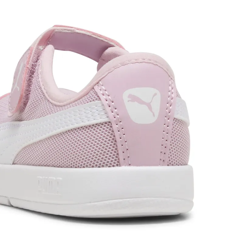 Puma Courtflex v3 Lina V “Rose Mauve / Puma White” (400579_02)