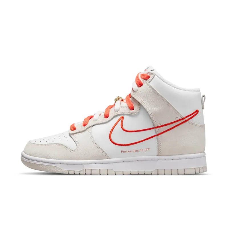 Nike Dunk High First Use White Sail Orange (W) (DH6758-100)