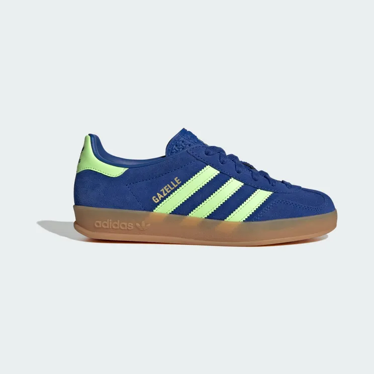 adidas Gazelle Indoor “Royal Blue / Green Spark / Gold Metallic” (KI7176)