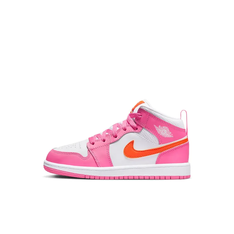 Air Jordan 1 Mid Pinksicle Safety Orange (PS) (DX3238-681)
