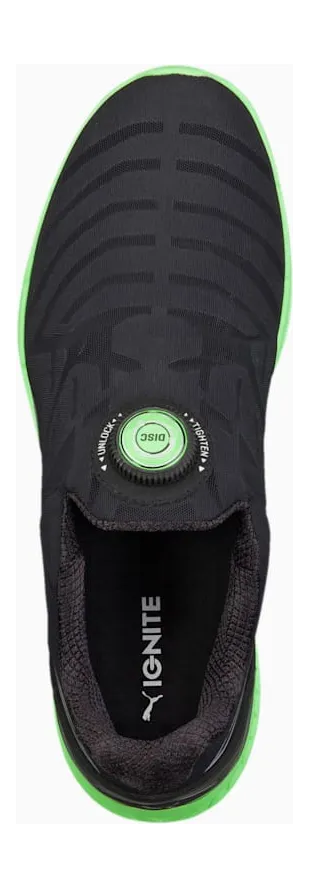 Puma Ignite Disc Black Green Gecko (188616-03)
