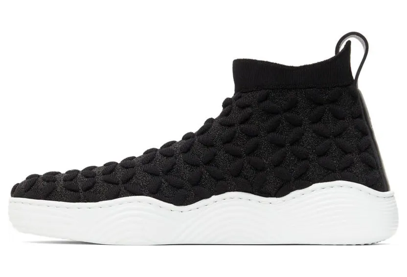 Alaïa Black Sock Sneaker 999 Black (AA3T011TK003) (3)