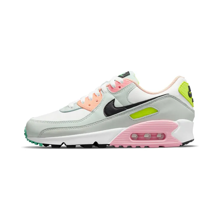 Nike Air Max 90 White Volt Green Glow (W) (CZ1617-100)