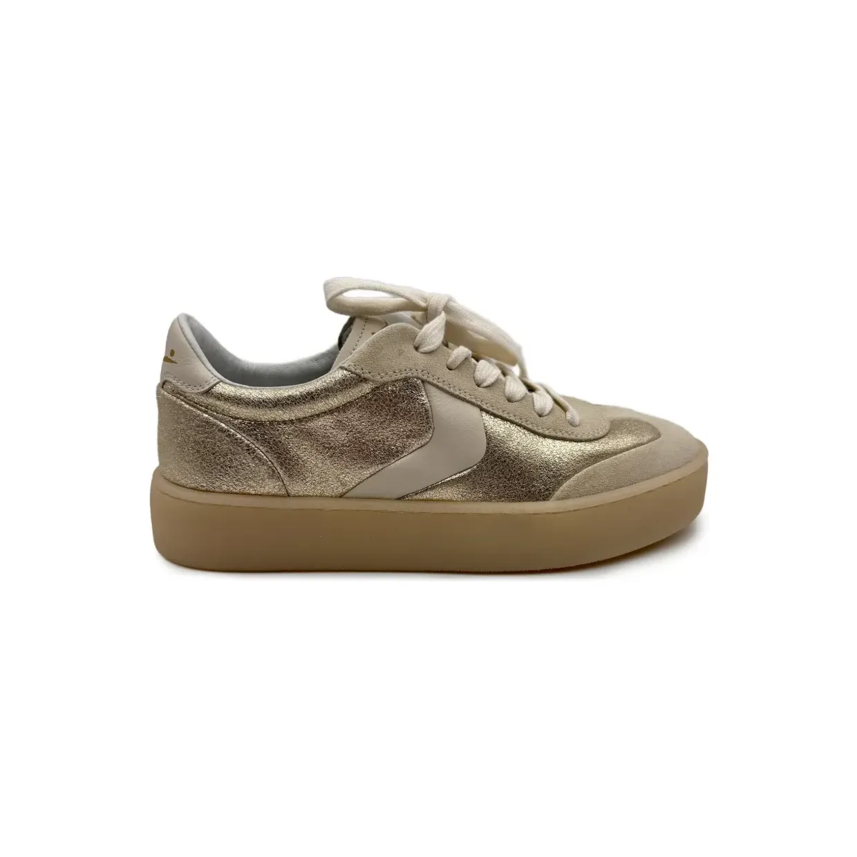 Voile Blanche MIND-02 suède low-top “Gold” (MIND02SUEDE)