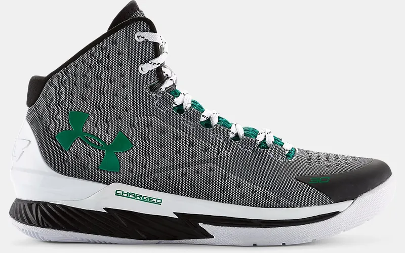 Under Armour UA Curry 1 Golf White/Black-Persian (1258723-100)