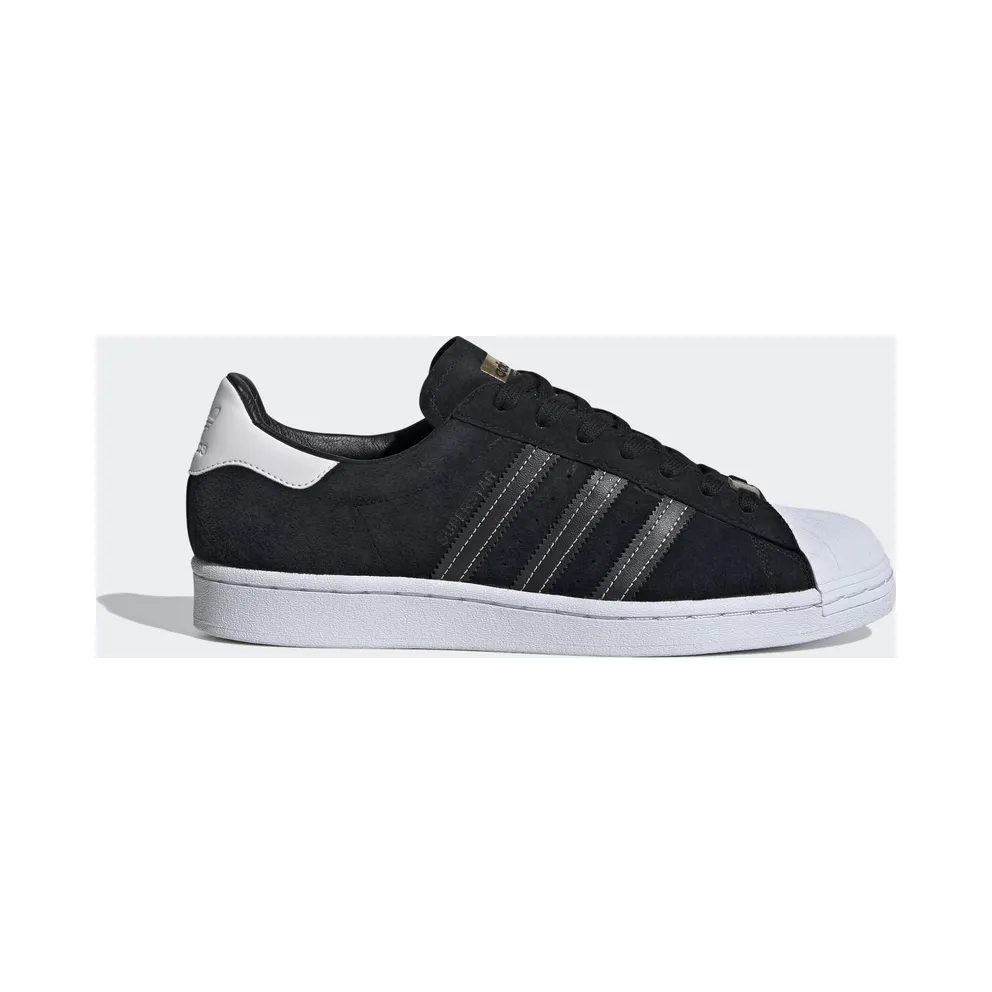 adidas Superstar Black Suede White Core Black/Core Black/Gold Metallic (EH1543)