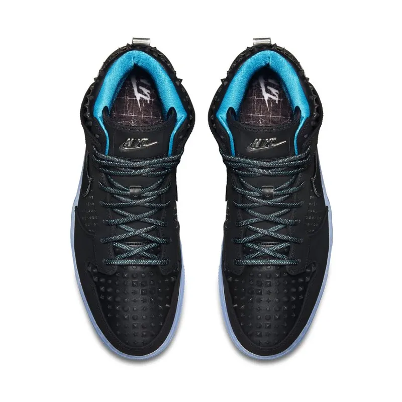 Nike Dunk High All-Star Game (2015) Black/Black-Hyper Jade (744309-001)