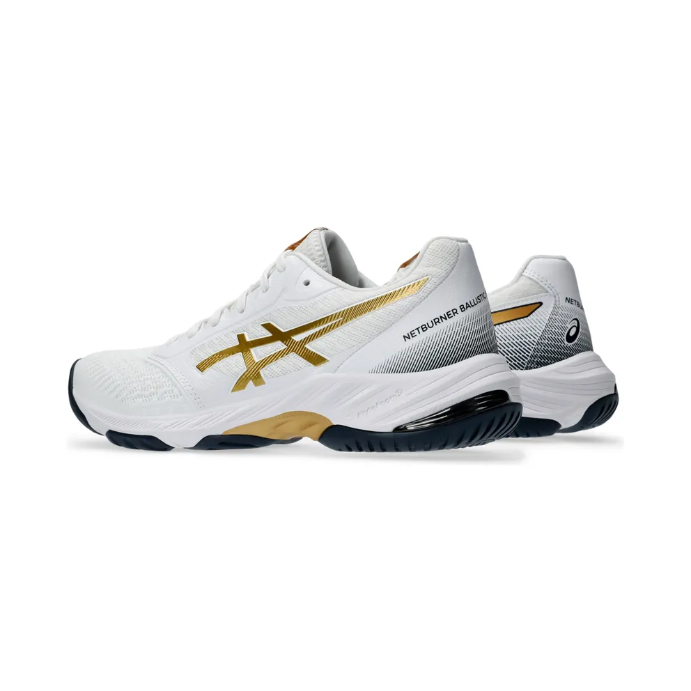 ASICS NETBURNER BALLISTIC FF 3 “White / Pure Gold” (1052A069-110)