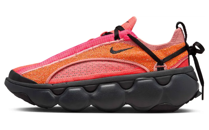 Nike Flyknit Bloom Hot Punch Red Stardust Dark Smoke Grey Black (FD2149-600)