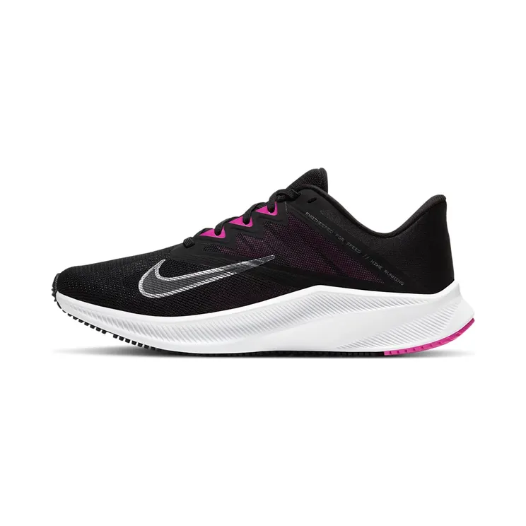 Nike Quest 3 ‘Black Fire Pink’ “Black / Dark Smoke Grey / Fire Pink / Metallic Cool Grey” (CD0232-007)