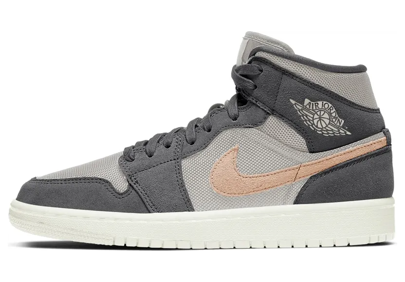 Air Jordan 1 “Iron Grey / Light Solar Flare Heather-White Onyx” (BQ6472020)