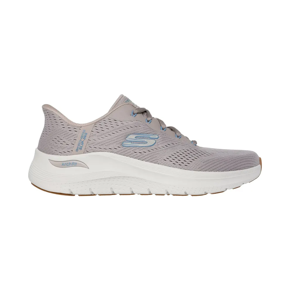Skechers Slip-ins: Arch Fit 2.0 – Lestur Sneaker Taupe/Blau