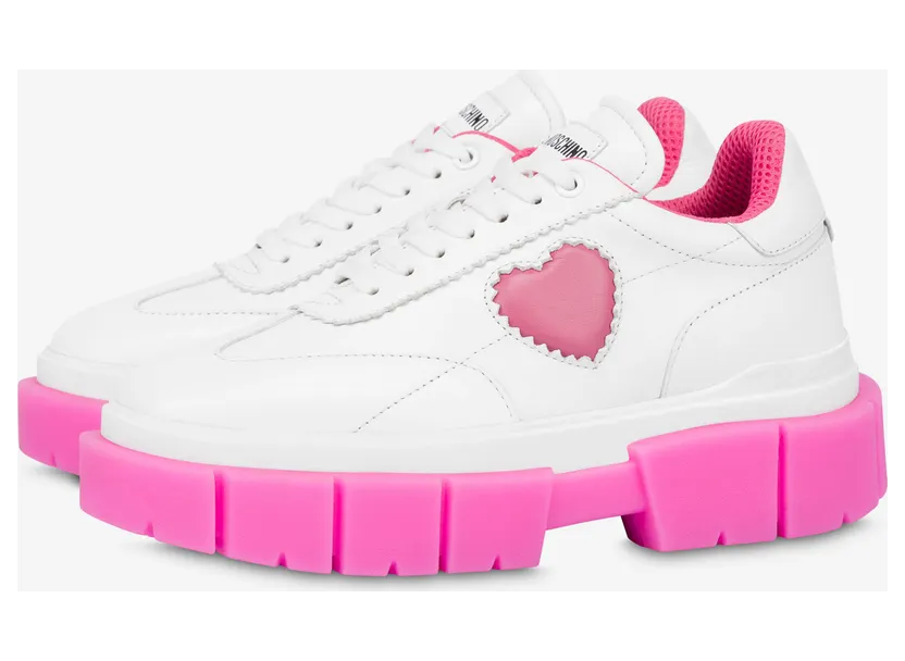 Moschino Sneakers Aus Kalbsleder Bold Sole (POLJA15676G1GIA110D)