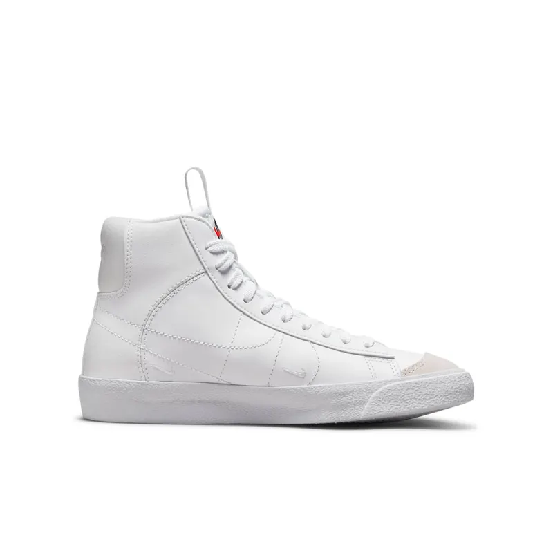 Nike Blazer Mid 77 SE White White Black White (GS) (DH8640-102)