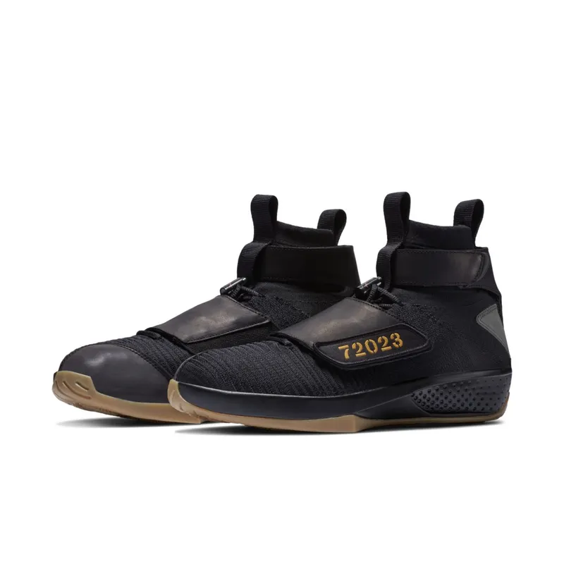 Jordan XX Flyknit R&B Melo Black Black/Black-Gum Light Brown (BQ3271-001)