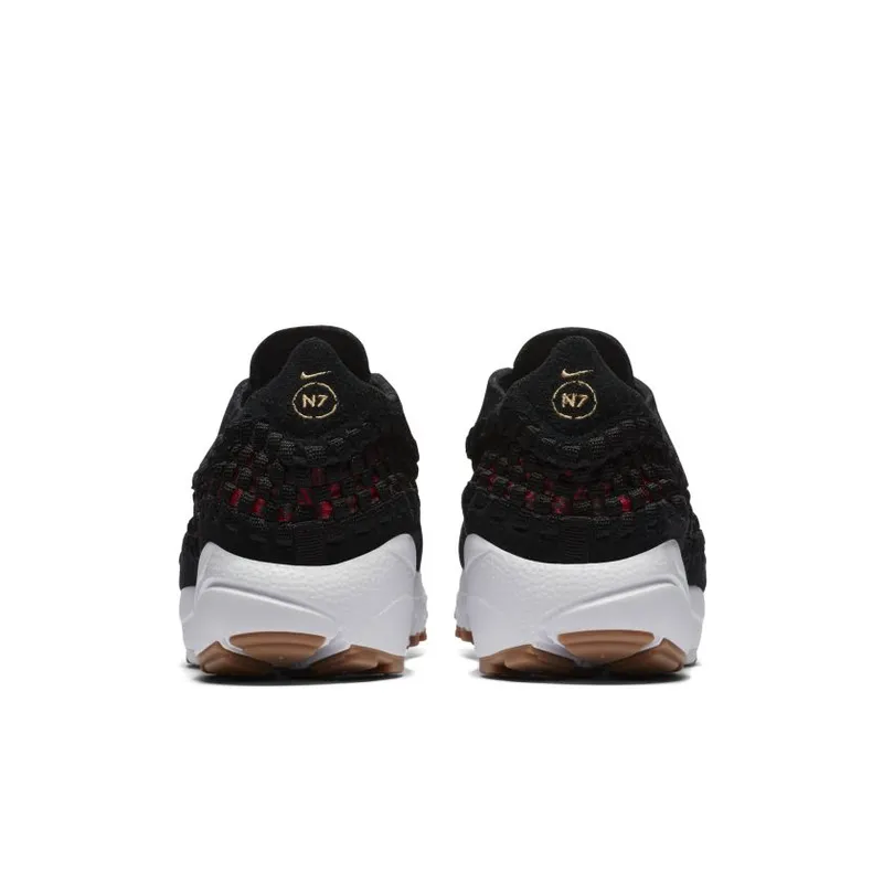Nike Air Footscape Woven N7 2017 (W) Black/Black-University Red-Gum Medium Brown (AA0508-001)