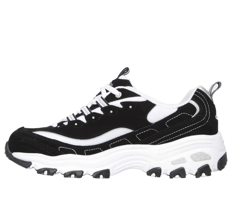 Skechers D’Lites – Biggest Fan Sneaker Black/White