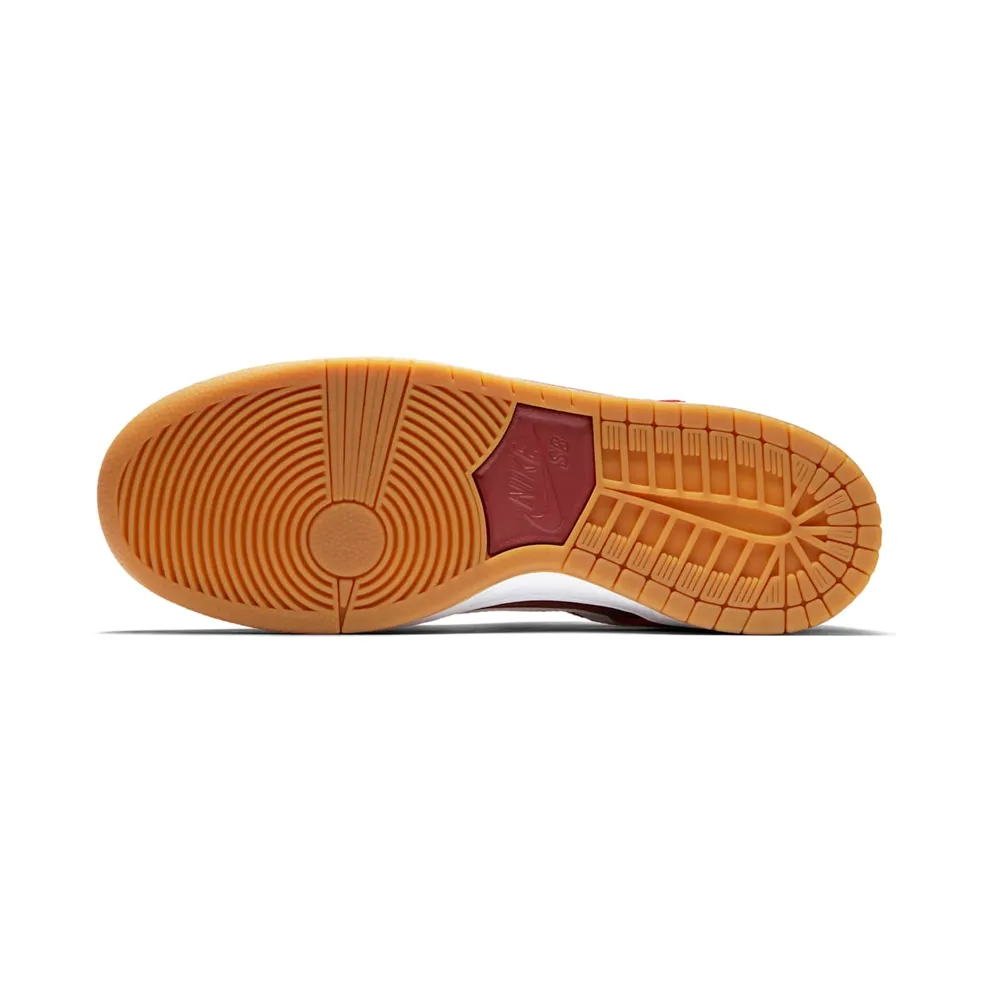 Nike SB Zoom Dunk Low Track Red Track Red/White-Cedar (854866-616)