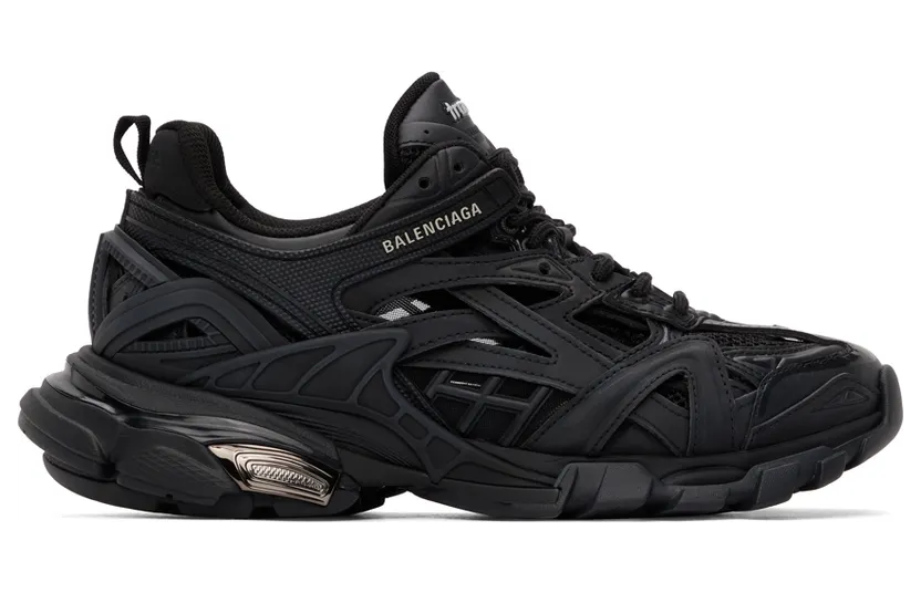 Balenciaga Black Track.2 Open Sneakers (568614-W2GN1-1000) (2)