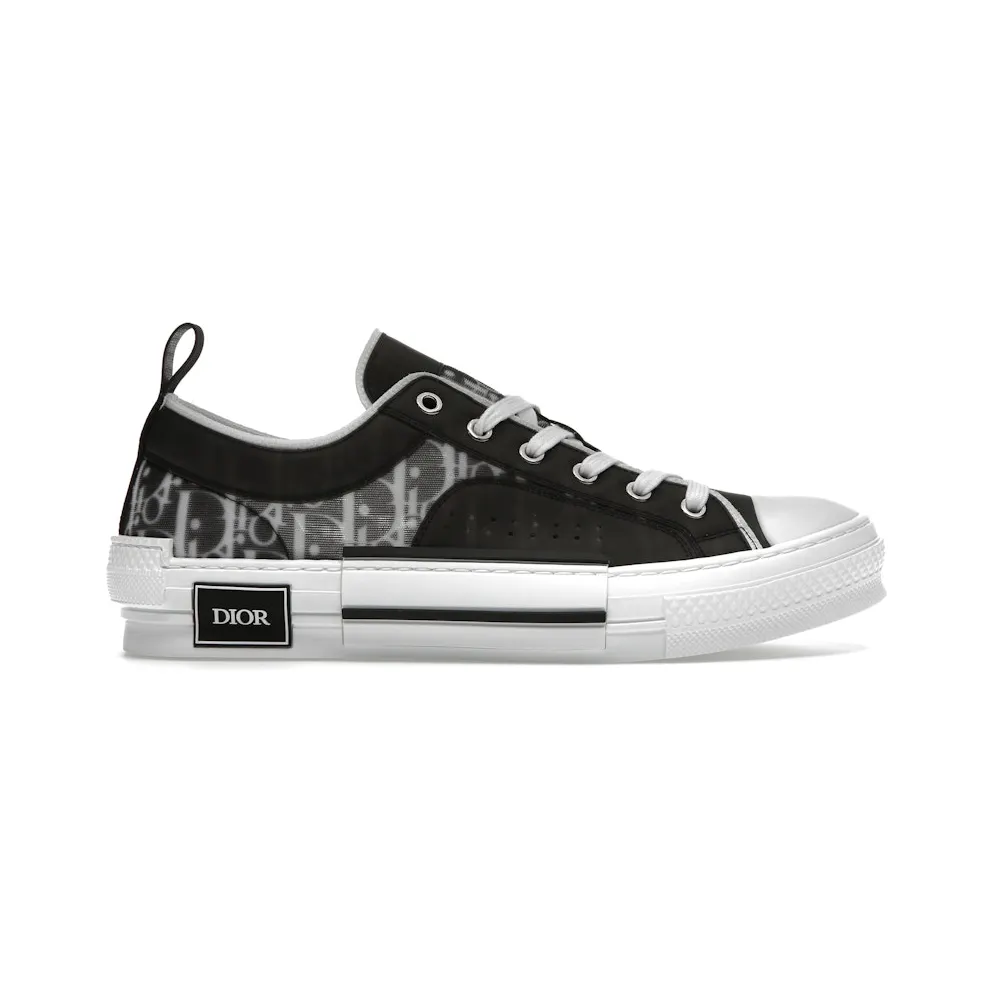 Dior B23 Low Black White Oblique (3SN249YJP_H961)