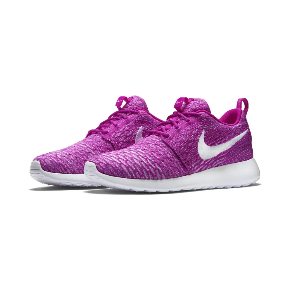 Nike Roshe Run Flyknit Fuchsia Flash (W) Fuchsia Flash/White-Atomic Purple (704927-500)