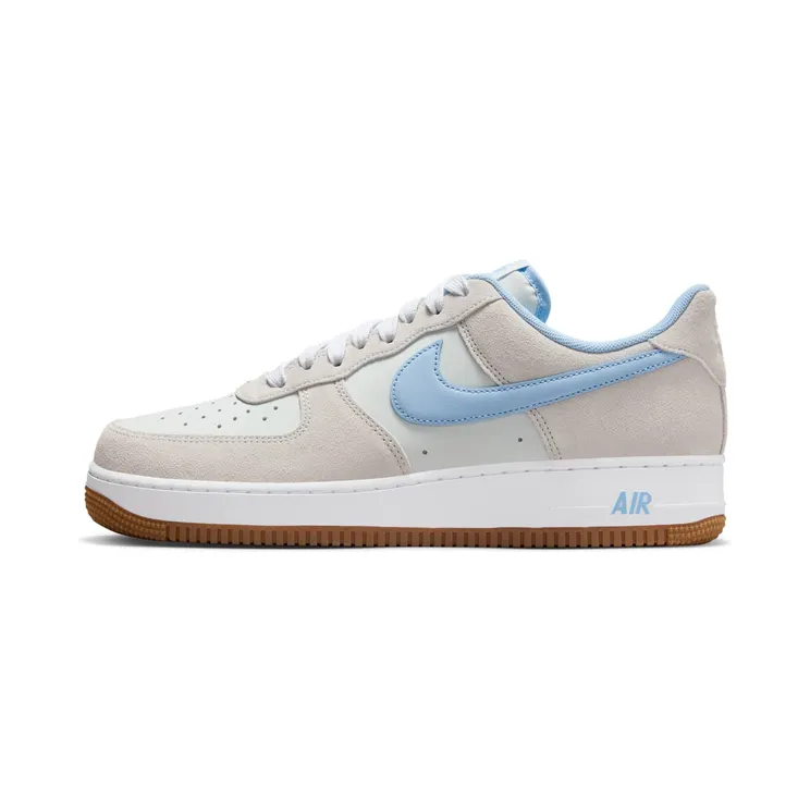 Nike Air Force 1 ’07 LV8 “Photon Dust / White / Gum Medium Brown / Psychic Blue” (IB6388-002)