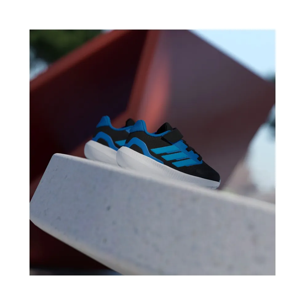 adidas Runfalcon 5 Shoes Kids “Core Black / Lucid Aquamarine / Lucid Ray Blue” (IH6865)