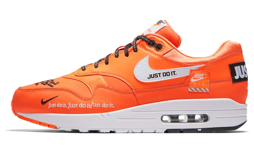 Nike Air Max 1 Just Do It Pack “Total Orange / Black / White” (AO1021-800)