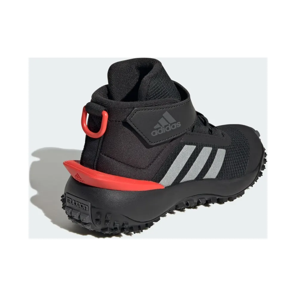 Adidas Fortatrail Kids Core Black / Silver Metallic / Bright Red (IG7263)